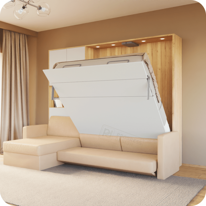 Атлант - Standart угловой диван двуспальный с подъемным механизмом без полок