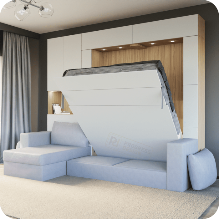 Дельфин - Standart диван модульный угловой двуспальный с полками