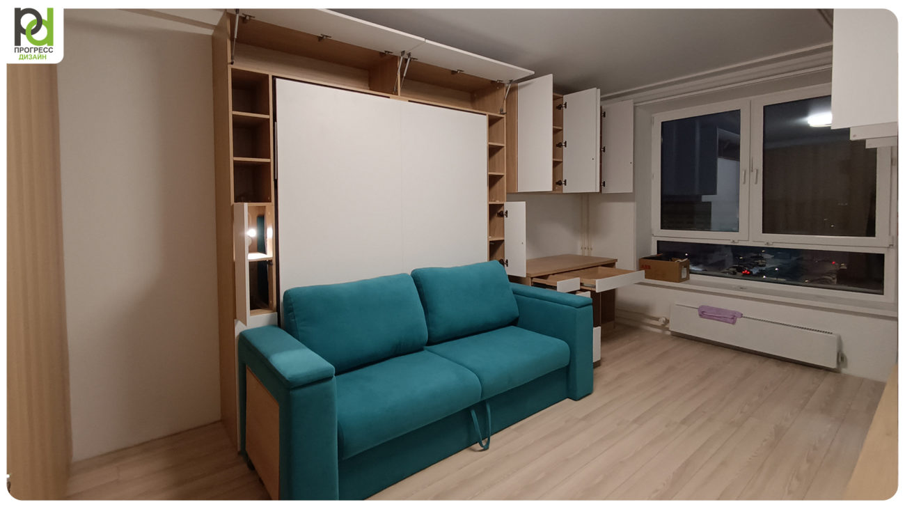 Современная комната для подростка (18 м²)